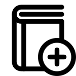 Education Book Add SVG Icon